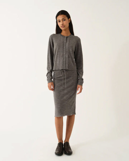 Bergen Scallop Mini Cardigan