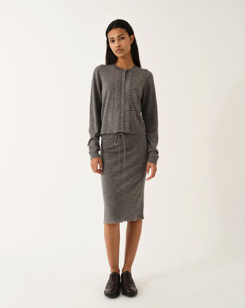 Bergen Scallop Mini Cardigan