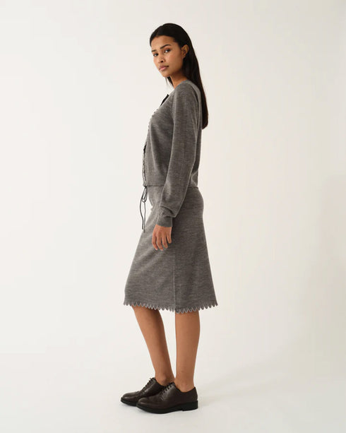 Bergen Scallop Mini Cardigan