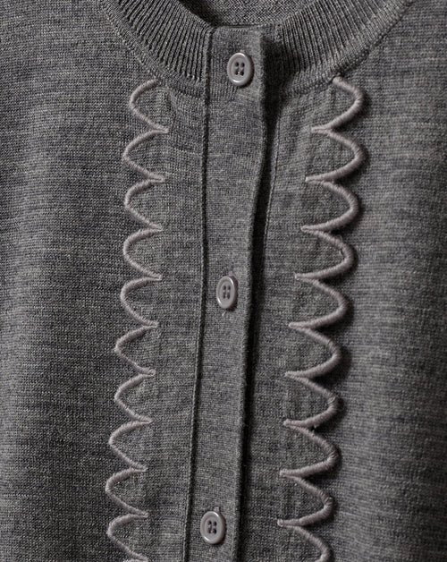 Bergen Scallop Mini Cardigan