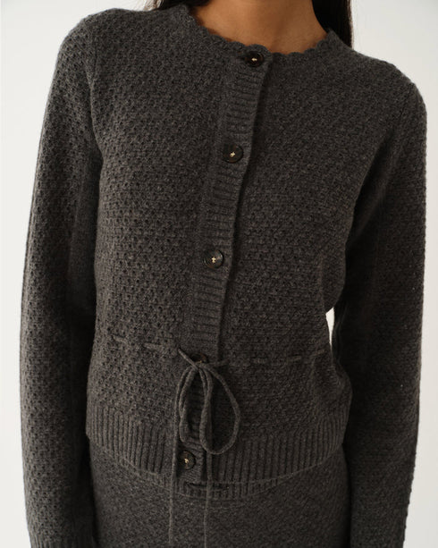 Como Belted Cardigan