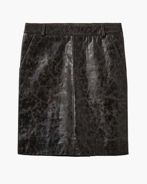 Margo Leather Skirt