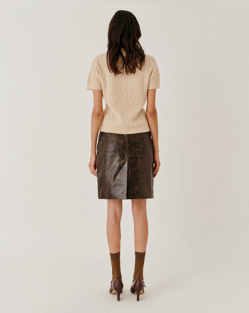 Margo Leather Skirt