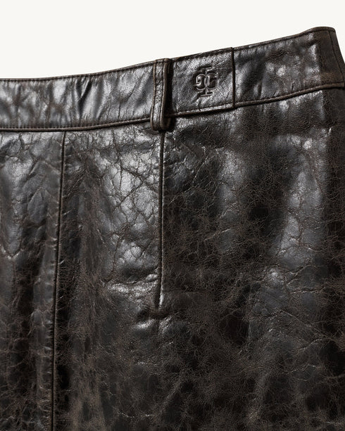 Margo Leather Skirt