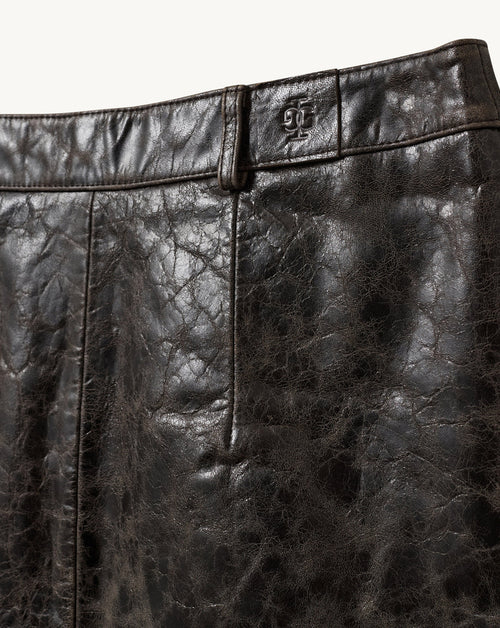 Margo Leather Skirt
