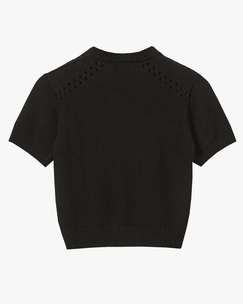 Tomorrow Cotton Lace Knit Tee