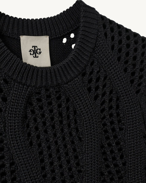 Tomorrow Cotton Lace Knit Tee