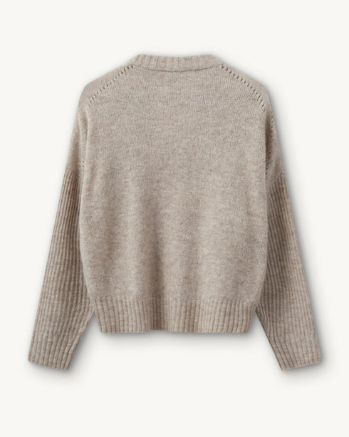 Verbier Boxy Cable Sweater