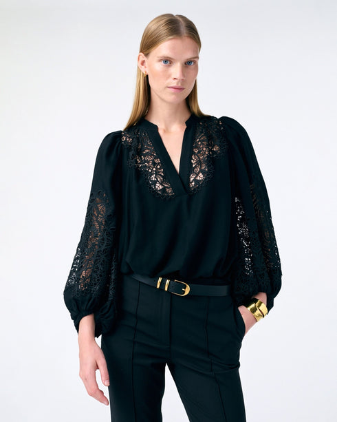 Bell Emb Blouse