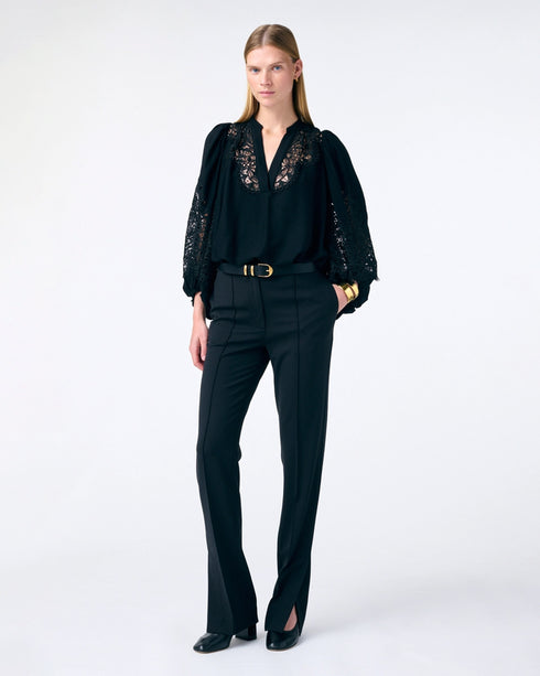 Bell Emb Blouse
