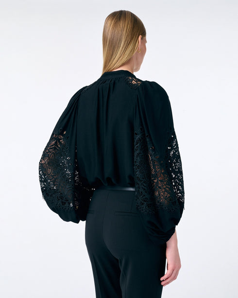 Bell Emb Blouse