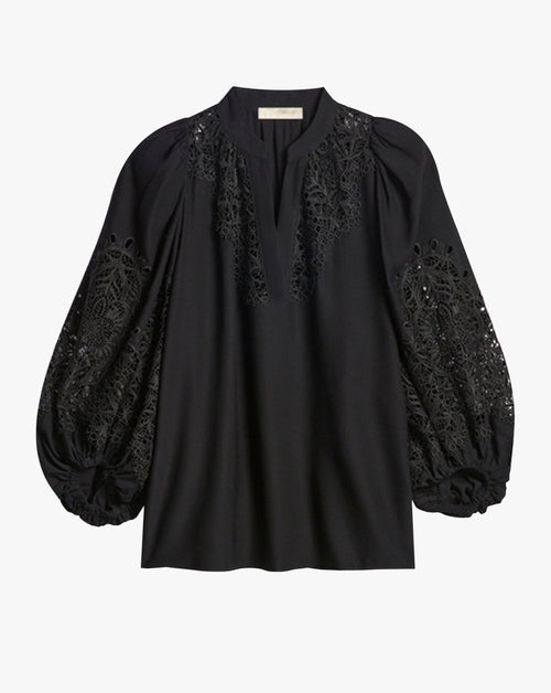 Bell Emb Blouse