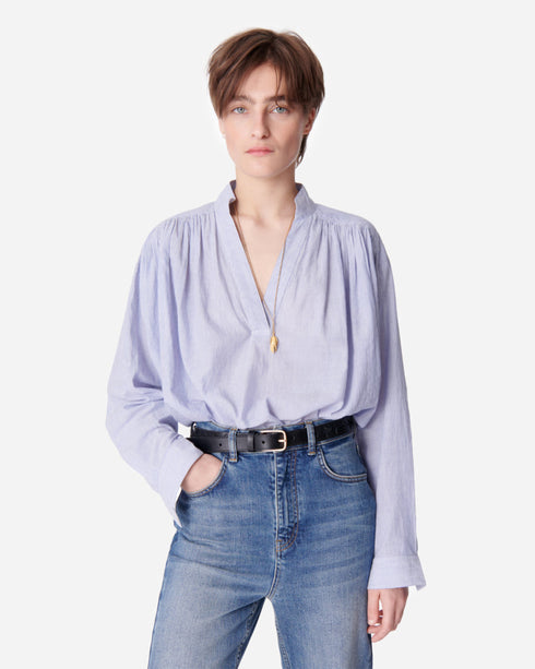 Calvin Striped Blouse