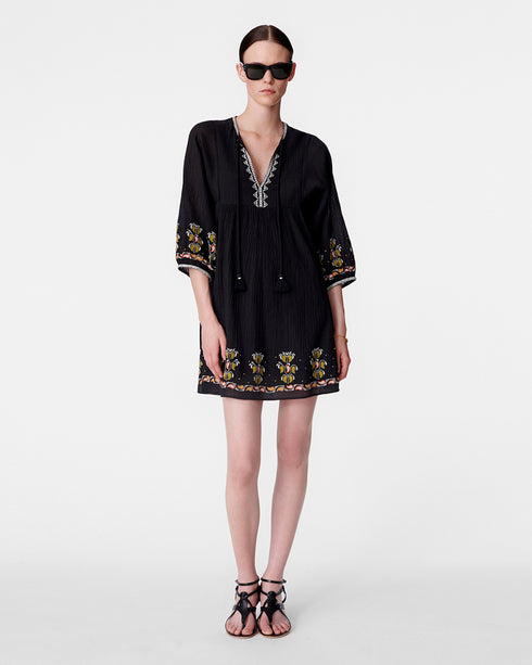 Takis Emb. Mini Dress