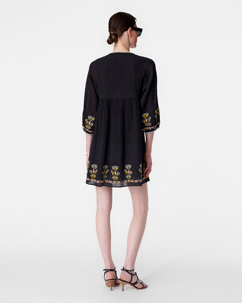 Takis Emb. Mini Dress