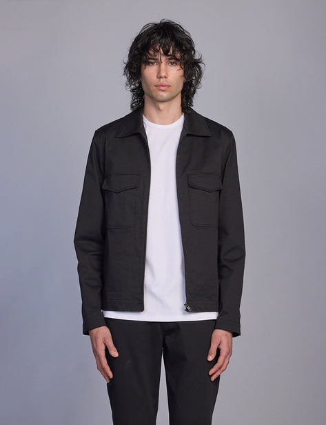 Unlined Patch Pocket Trucker