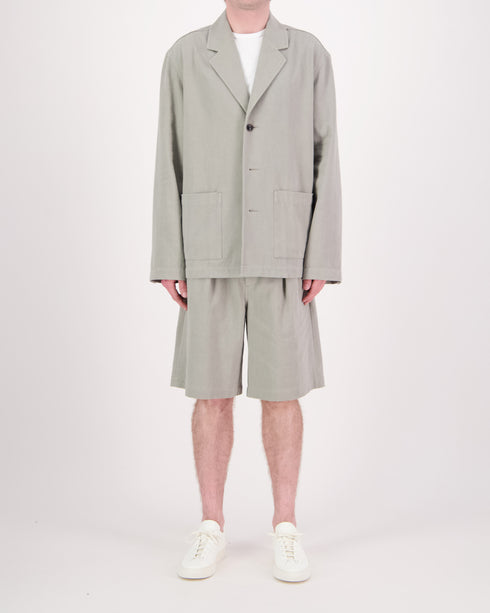 Double Pleated Wide Short