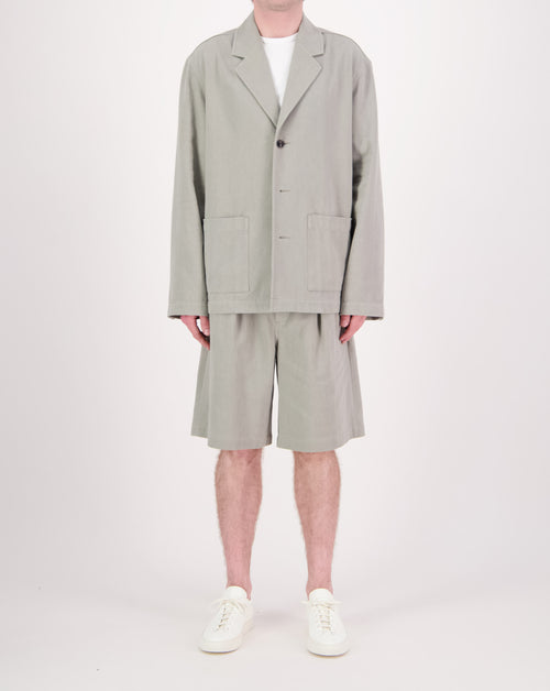 Double Pleated Wide Short