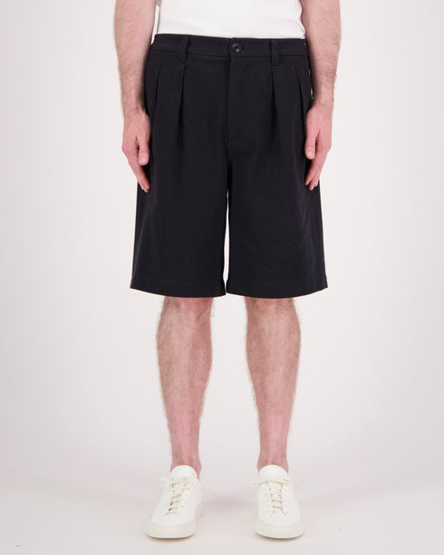 Double Pleated Wide Short