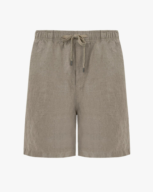 Linens Short With Drawstring Linen Drawstring Short | Workshop Denim Mens | WORKSHOP
