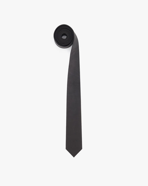Slim Leather Tie