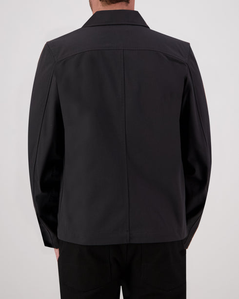 Unlined Zip Trucker Jacket