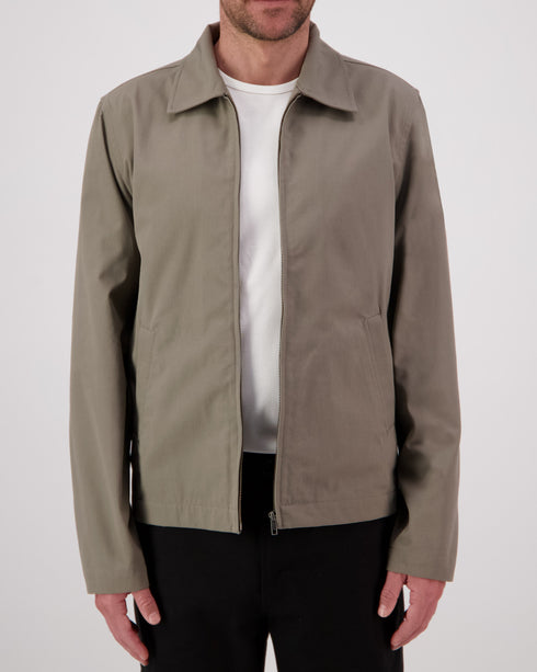 Unlined Zip Trucker Jacket