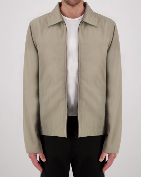 Unlined Zip Trucker Jacket