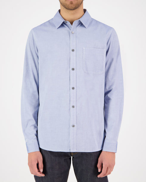 Triple Stitch Pinpoint Oxford Shirt