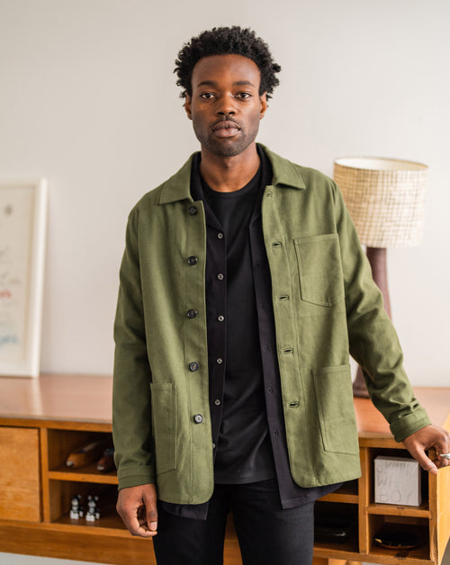 Japanese Flannel Chore Jacket