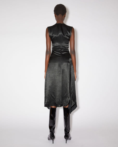 Textured Satin Dress
