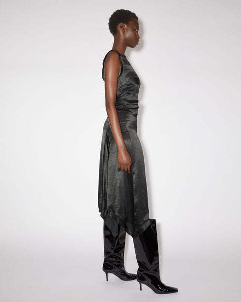 Textured Satin Dress