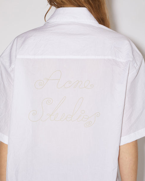 Embroidered Crinkle Shirt