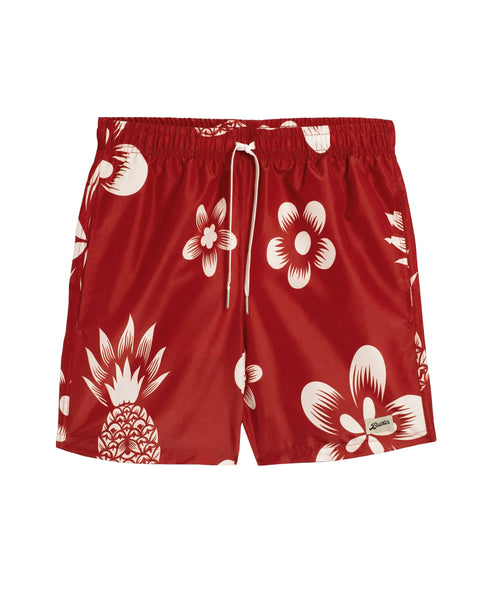 Floral Coastal Pineapple Short