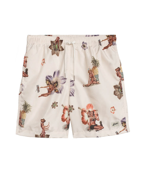 Beige Hula Girl Short
