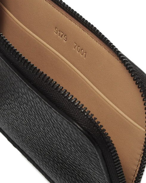 Zipper Wallet - Textured Leather