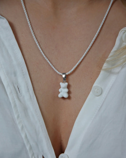 Nostalgia Bear Plastalina Necklace