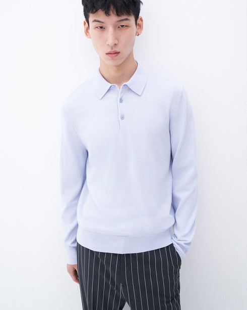 Knitted Polo Shirt