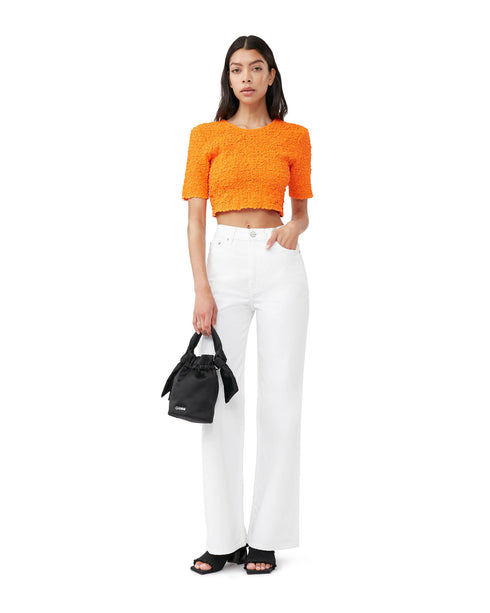 Cotton Poplin Smock Top