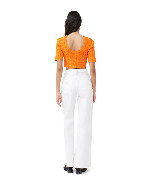 Cotton Poplin Smock Top