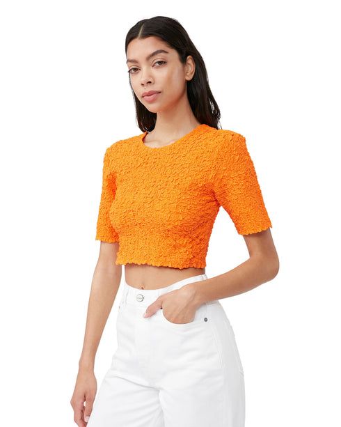 Cotton Poplin Smock Top