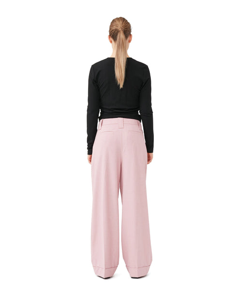 Rib Jersey Wrap Top