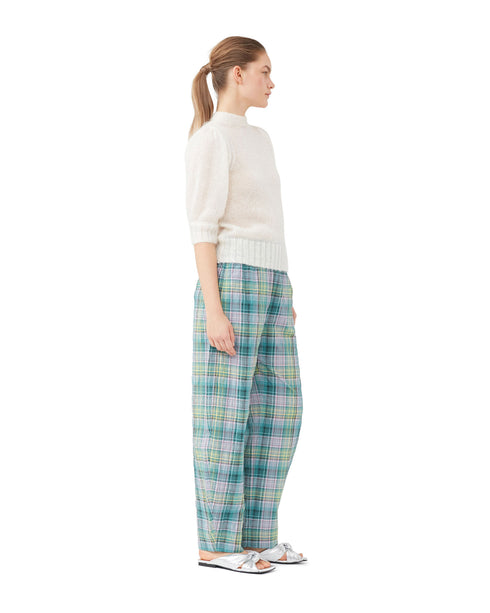 Seersucker Check Pants