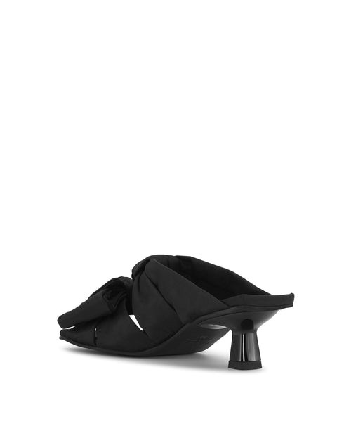 Soft Bow Kitten Heel Sandal