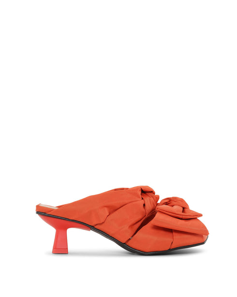 Soft Bow Kitten Heel Sandal