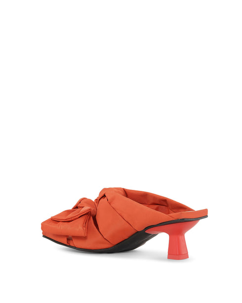 Soft Bow Kitten Heel Sandal