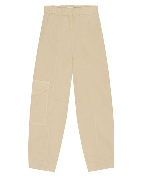 Washed Cotton Curve Pants