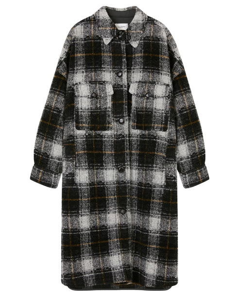 Fontizi Check Coat