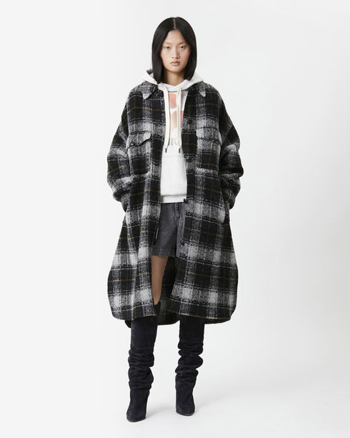 Fontizi Check Coat