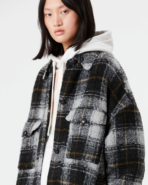 Fontizi Check Coat